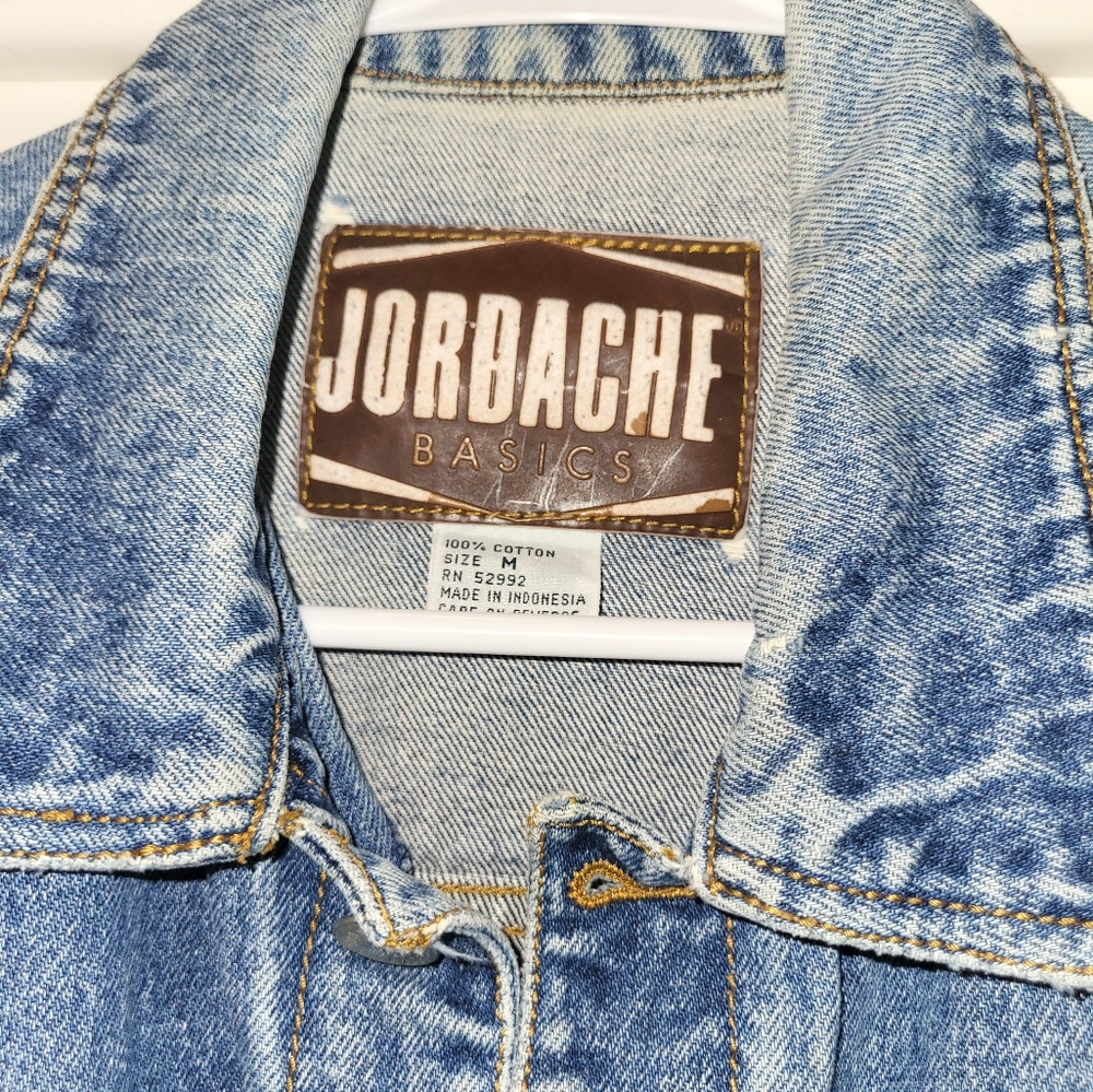 1980's Jordache Blue Denim Jacket - Picture 2 of 9